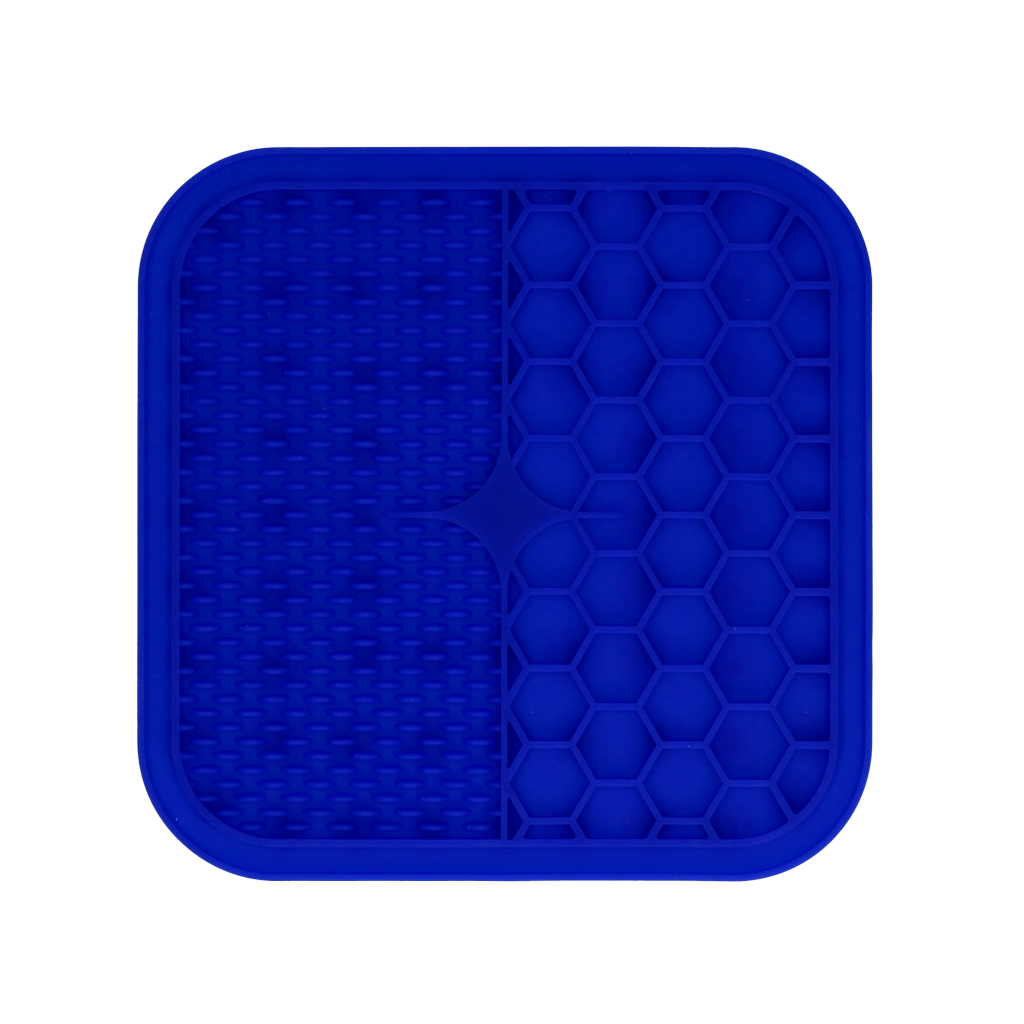 Eat Slow Live Longer Lick Mat Duo M Blue