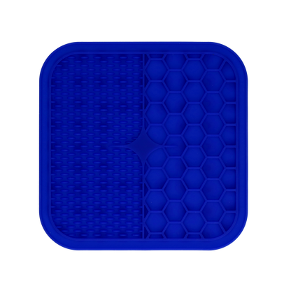Eat Slow Live Longer Lick Mat Duo M Blue