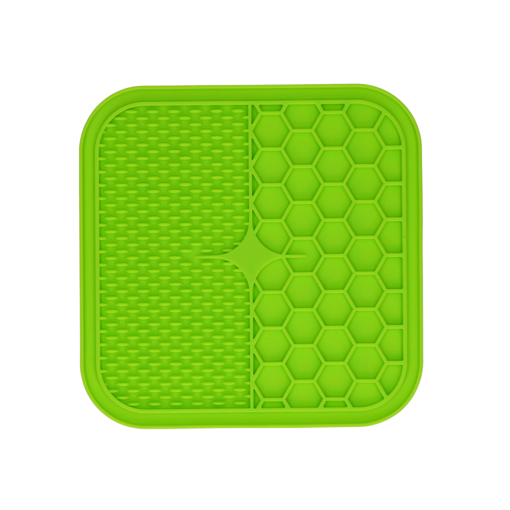 Eat Slow Live Longer Lick Mat Duo M Green