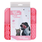 Eat Slow Live Longer Lick Mat Dimensions Rectangle Pink