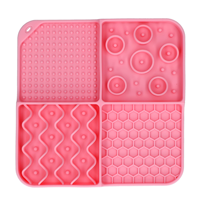 Eat Slow Live Longer Lick Mat Dimensions Rectangle Pink
