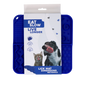Eat Slow Live Longer Lick Mat Dimensions Rectangle Blue
