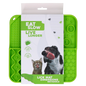 Eat Slow Live Longer Lick Mat Dimensions Rectangle Green