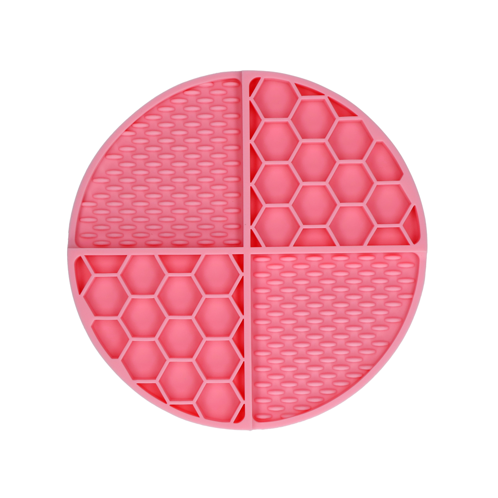 Eat Slow Live Longer Lick Mat Dimensions Circle Pink
