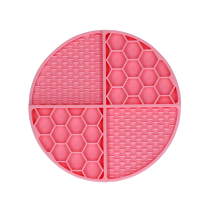 Eat Slow Live Longer Lick Mat Dimensions Circle Pink