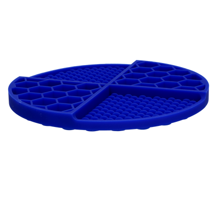 Eat Slow Live Longer Lick Mat Dimensions Circle Blue