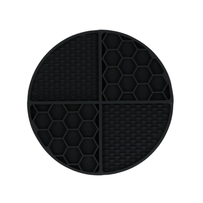 Eat Slow Live Longer Lick Mat Dimensions Circle Grey