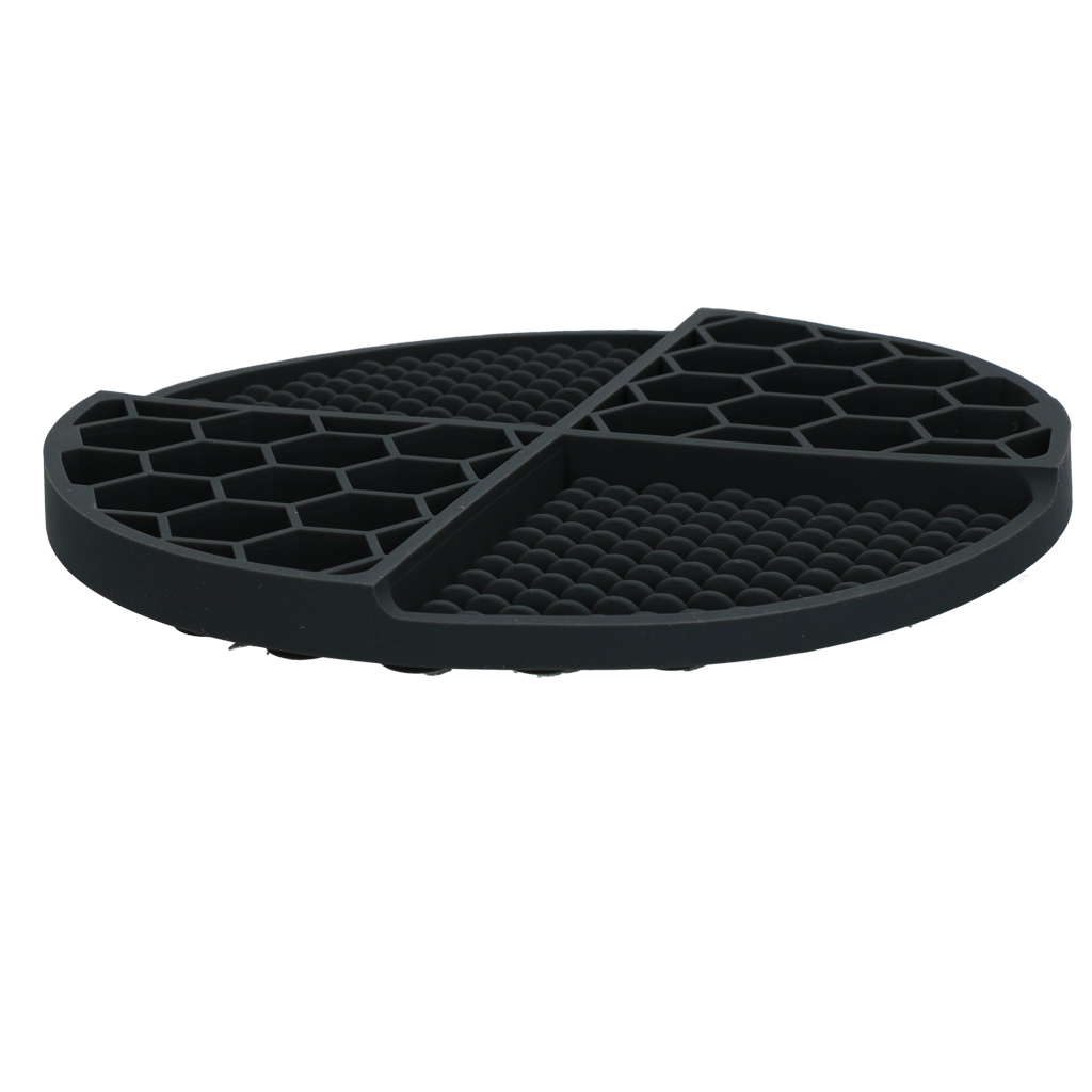 Eat Slow Live Longer Lick Mat Dimensions Circle Grey