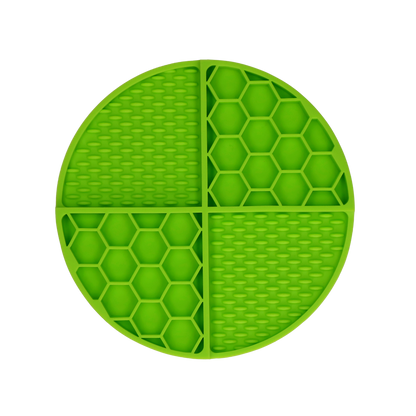 Eat Slow Live Longer Lick Mat Dimensions Circle Green