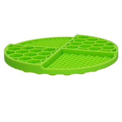 Eat Slow Live Longer Lick Mat Dimensions Circle Green