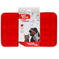 Eat Slow Live Longer Lick Mat Dimensions Flower Red