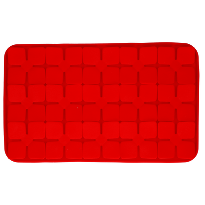 Eat Slow Live Longer Lick Mat Dimensions Flower Red