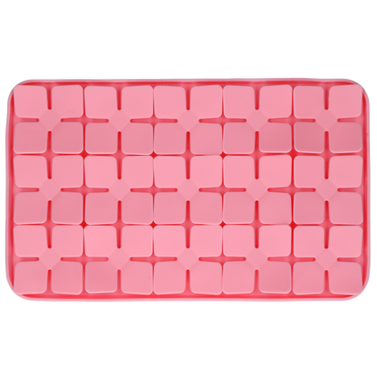 Eat Slow Live Longer Lick Mat Dimensions Flower Pink