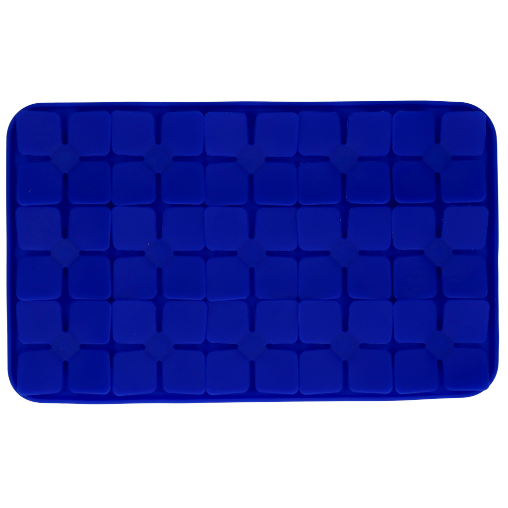 Eat Slow Live Longer Lick Mat Dimensions Flower Blue