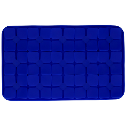 Eat Slow Live Longer Lick Mat Dimensions Flower Blue