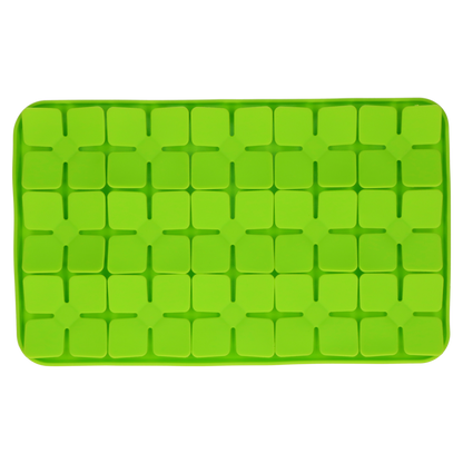 Eat Slow Live Longer Lick Mat Dimensions Flower Green