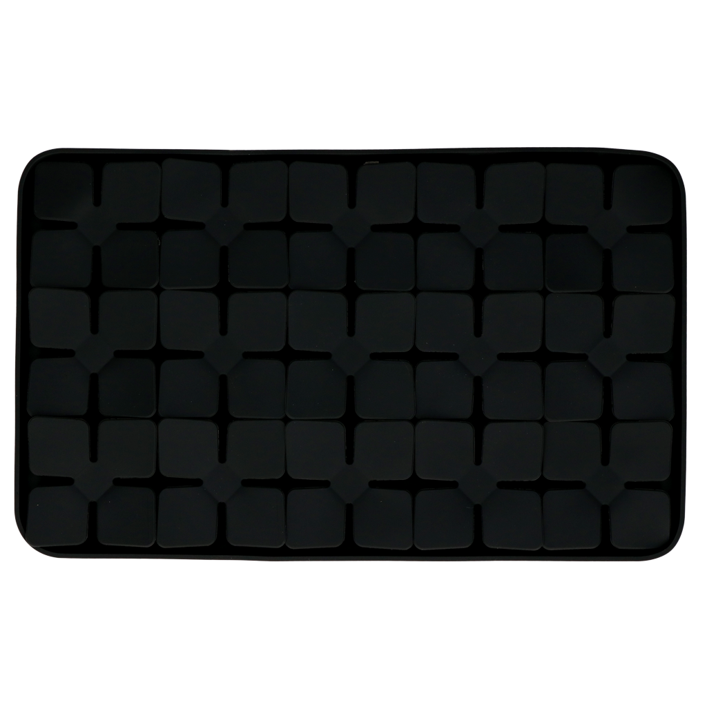 Eat Slow Live Longer Lick Mat Dimensions Flower Grey