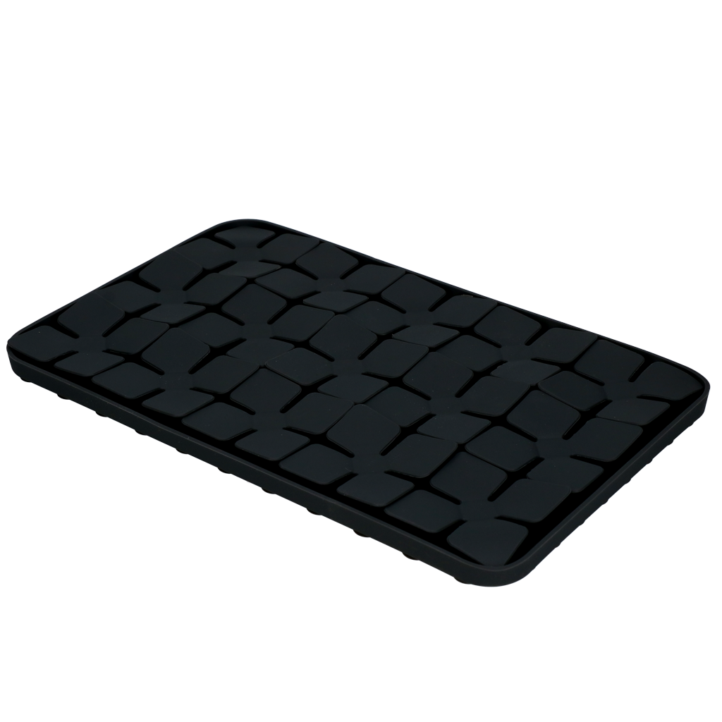 Eat Slow Live Longer Lick Mat Dimensions Flower Grey