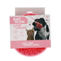 Eat Slow Live Longer Lick Mat Wobble Bowl Pink