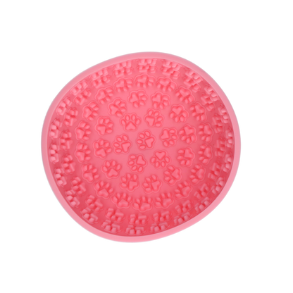 Eat Slow Live Longer Lick Mat Wobble Bowl Pink
