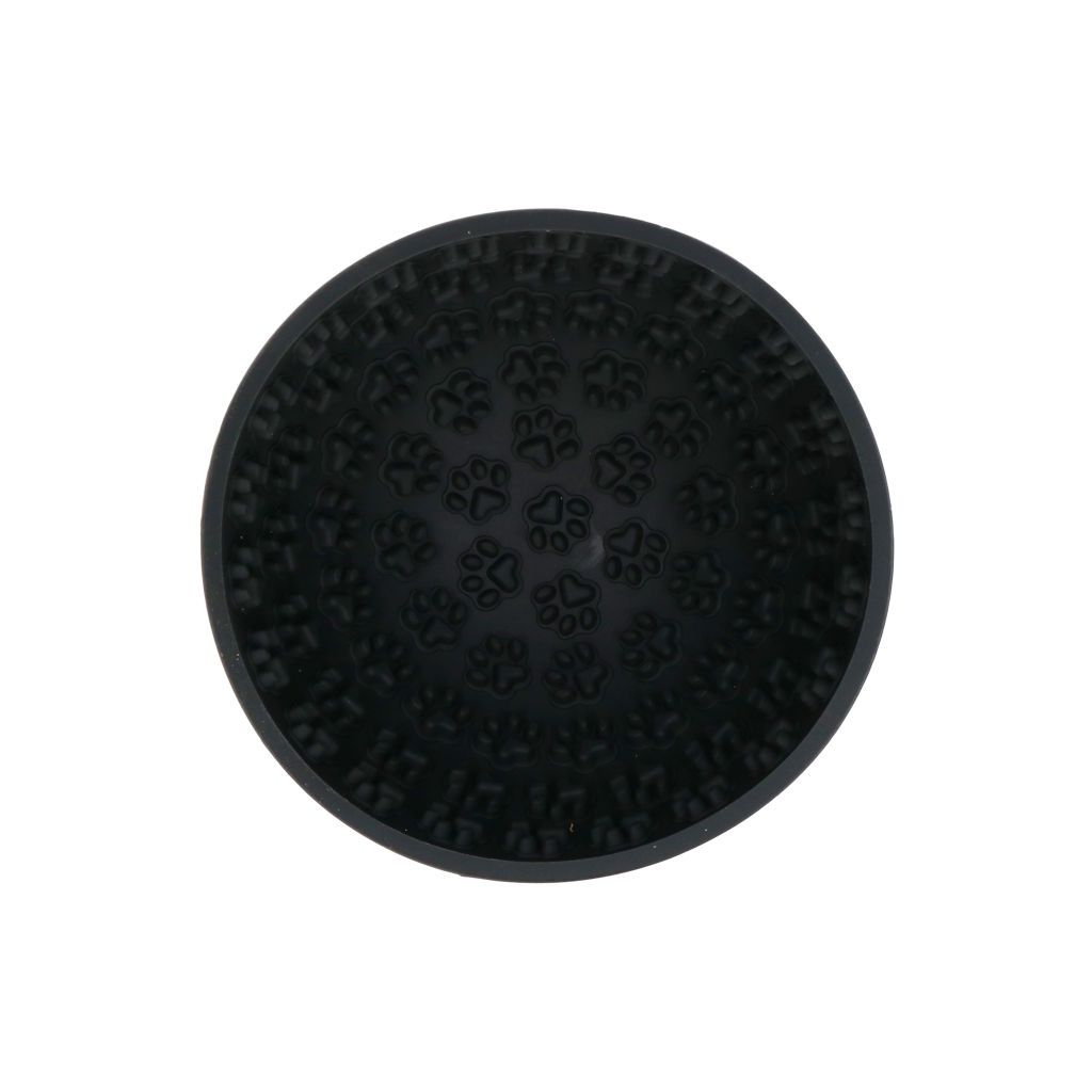Eat Slow Live Longer Lick Mat Wobble Bowl Grey