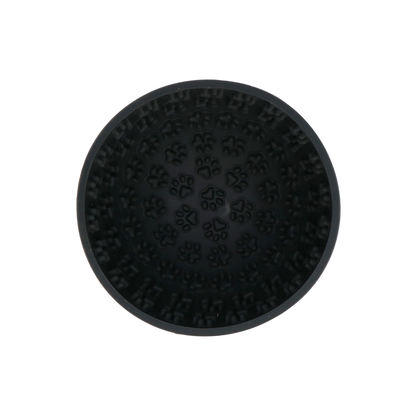 Eat Slow Live Longer Lick Mat Wobble Bowl Grey