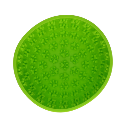 Eat Slow Live Longer Lick Mat Wobble Bowl Green