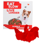 Eat Slow Live Longer Gobble Stopper Red S