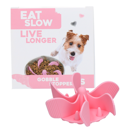 Eat Slow Live Longer Gobble Stopper Pink S