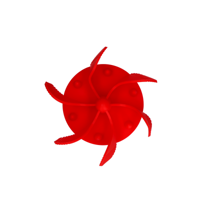Eat Slow Live Longer Gobble Stopper Red L