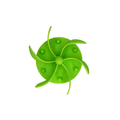 Eat Slow Live Longer Gobble Stopper Green M