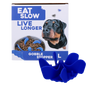 Eat Slow Live Longer Gobble Stopper Blue L