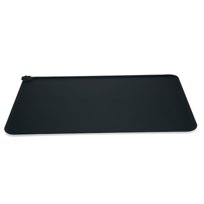 Eat Slow Live Longer Spill Mat M Grey