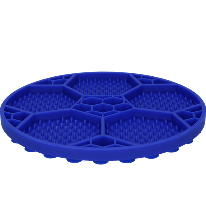 Eat Slow Live Longer Lick Mat Soccer Ball Blue