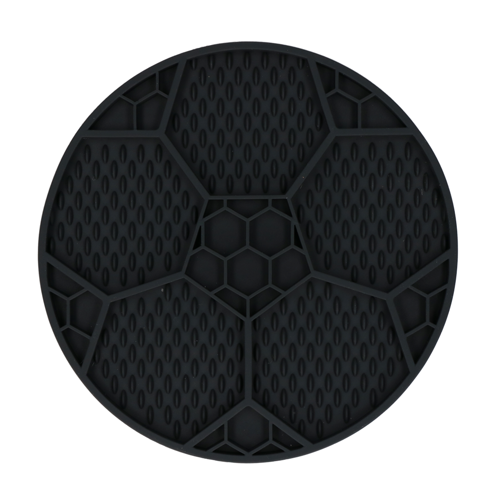 Eat Slow Live Longer Lick Mat Soccer Ball Grey