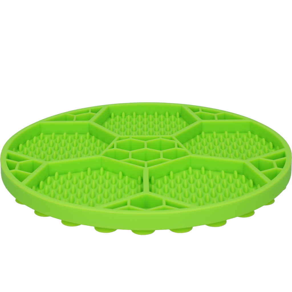 Eat Slow Live Longer Lick Mat Soccer Ball Green