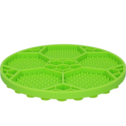 Eat Slow Live Longer Lick Mat Soccer Ball Green