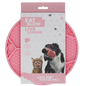 Eat Slow Live Longer Lick Mat Soccer Ball Pink