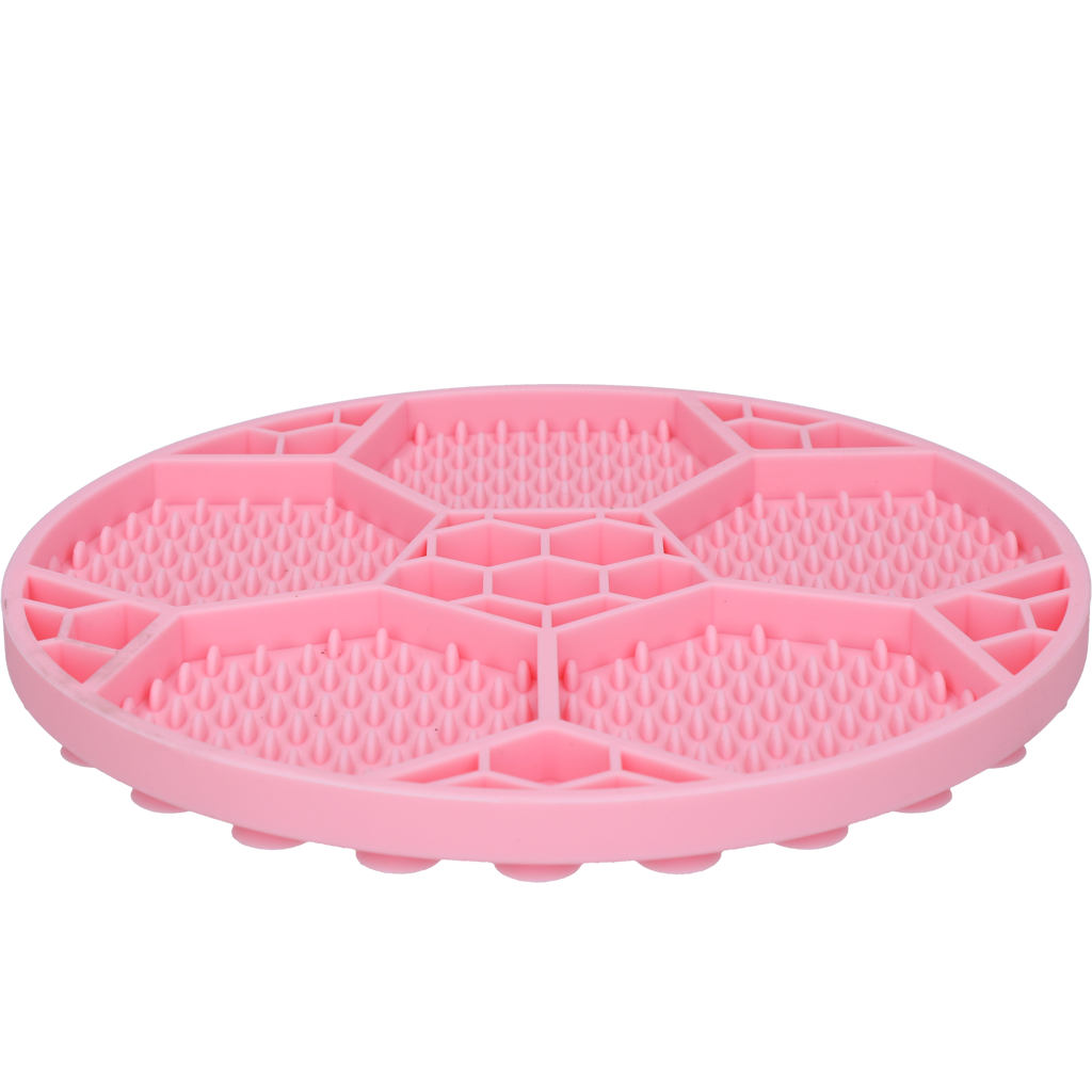 Eat Slow Live Longer Lick Mat Soccer Ball Pink