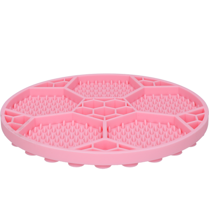 Eat Slow Live Longer Lick Mat Soccer Ball Pink
