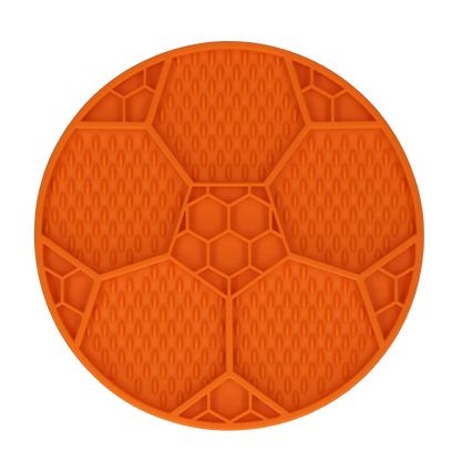 Eat Slow Live Longer Lick Mat Soccer Ball Orange (Limited Edition EC)