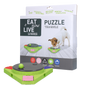 Eat Slow Live Longer Puzzle Triangle