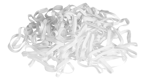 Elastic bands silicone White