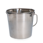 Stainless steel Bucket with flat side 3.71 l