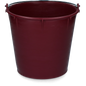 Bucket 7 l with handle Burgandy