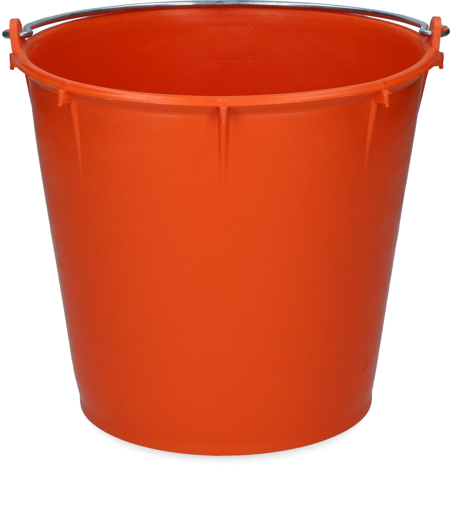 Bucket 7 l with handle Orange