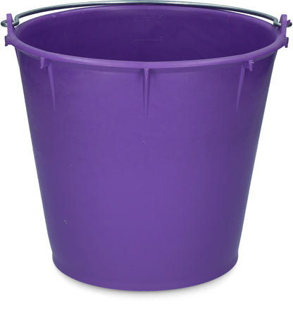 Bucket 7 l with handle Purple