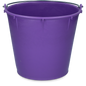 Bucket 7 l with handle Purple