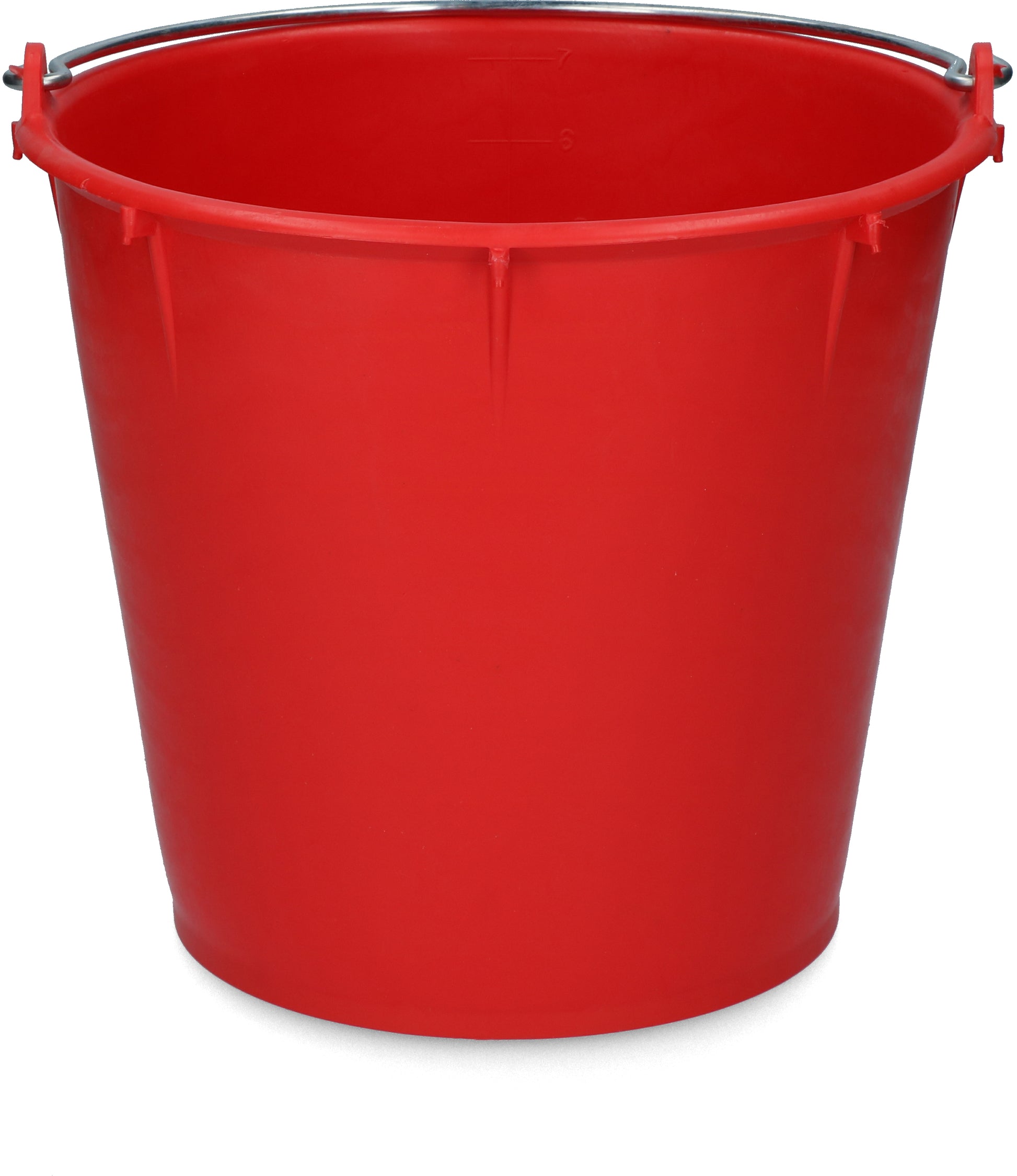 Bucket 7 l with handle Red