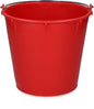 Bucket 7 l with handle Red